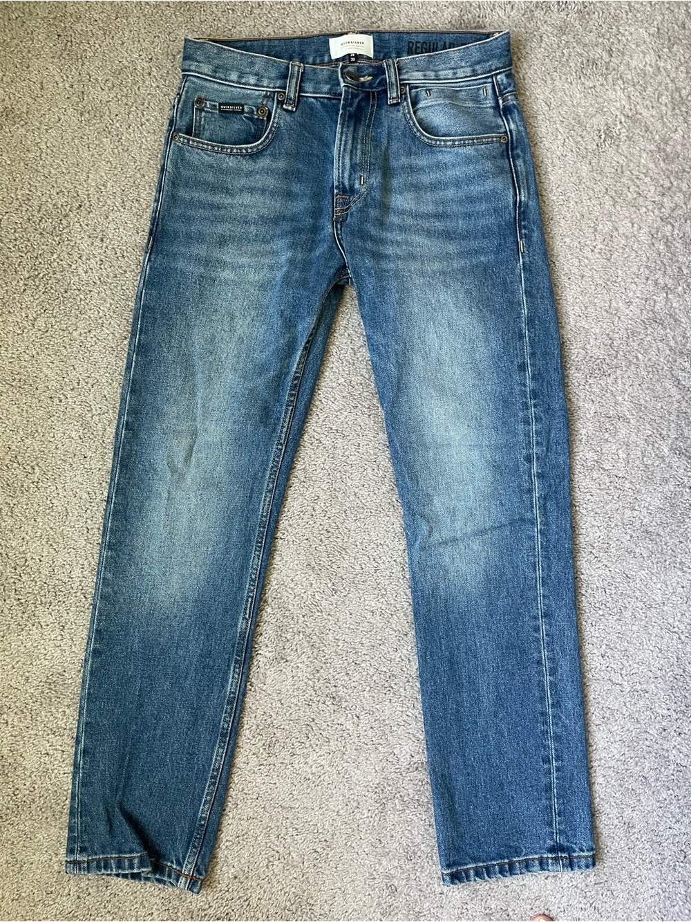 Quiksilver Men's Relaxed Blue Jeans